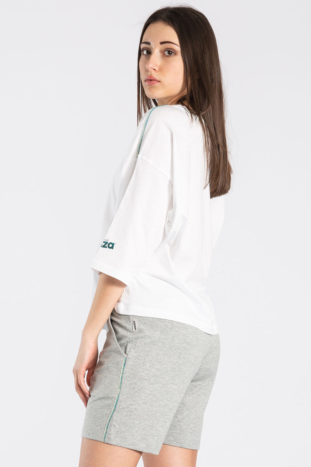 MAGLIA DA DONNA IN JERSEY DI COTONE