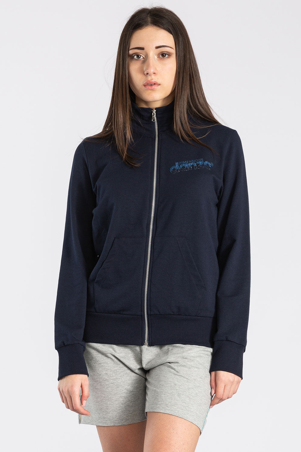 GIACCA CON ZIP FROTALE