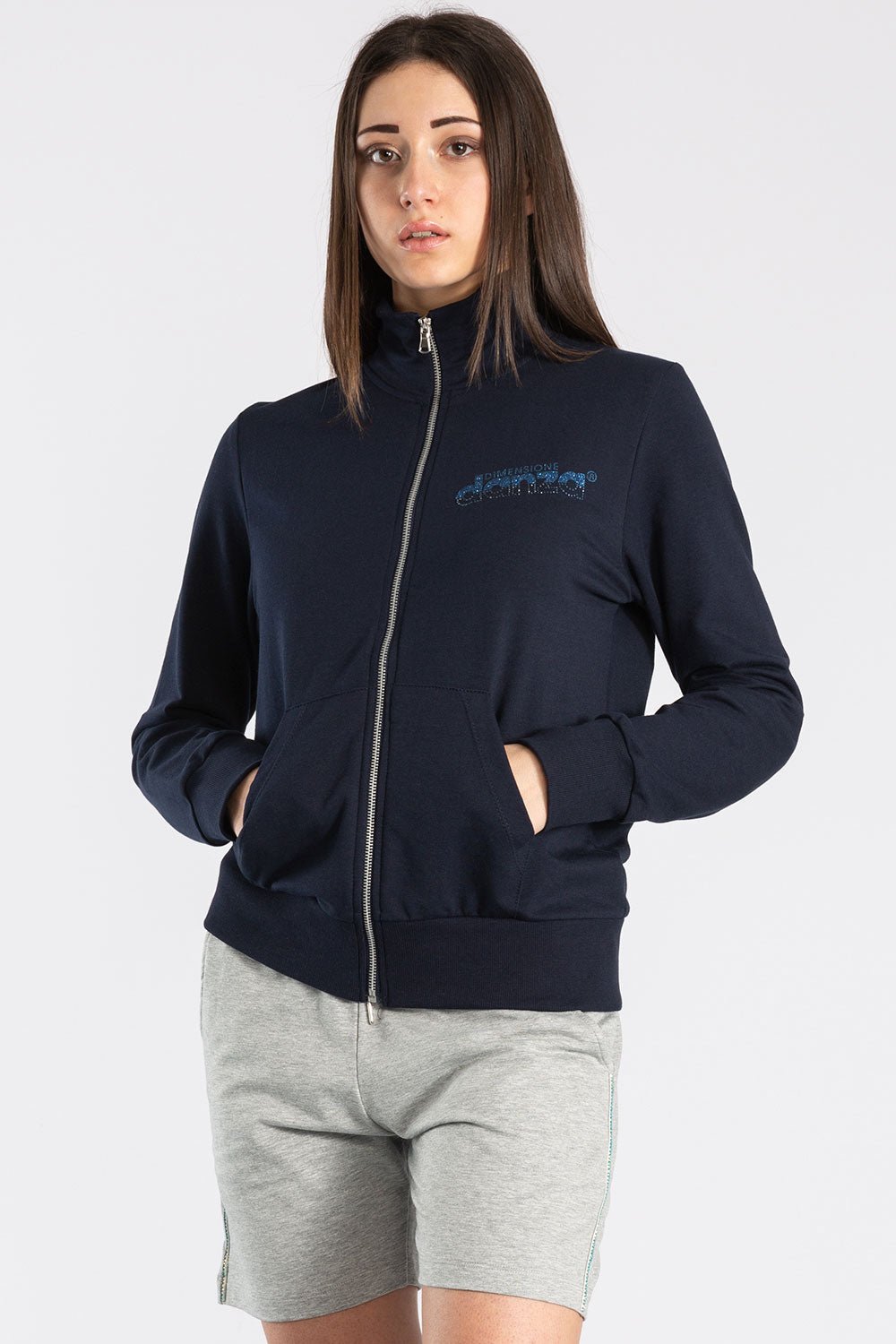 GIACCA CON ZIP FROTALE