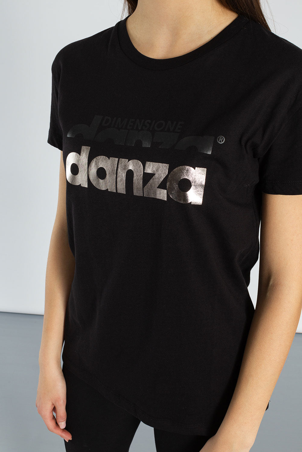 T-SHIRT A MANICHE CORTE IN JERSEY DI COTONE