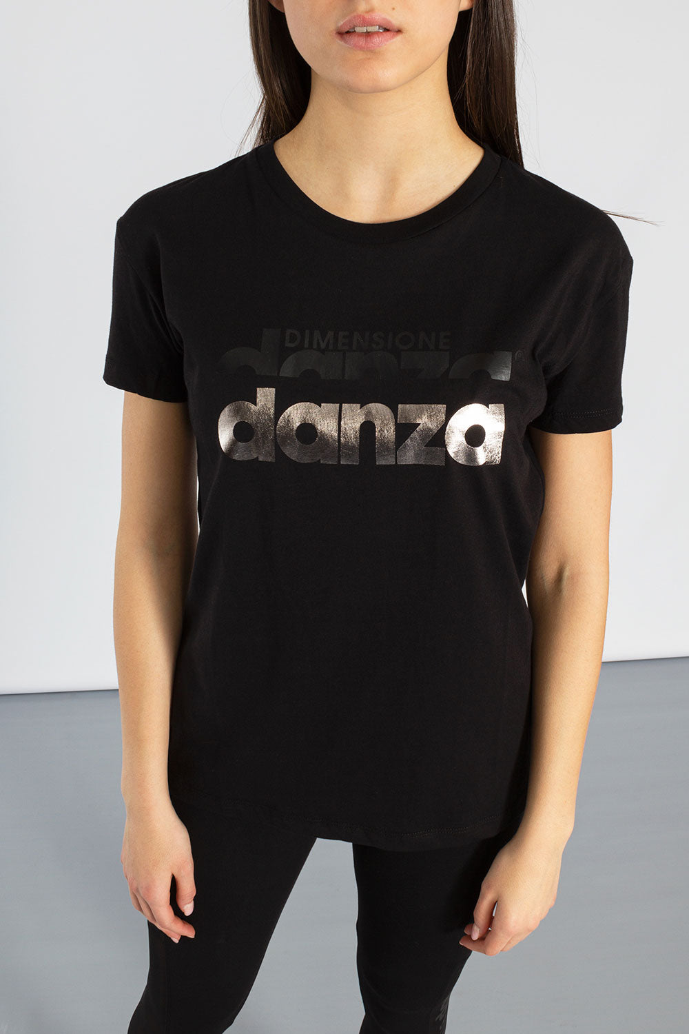 T-SHIRT A MANICHE CORTE IN JERSEY DI COTONE