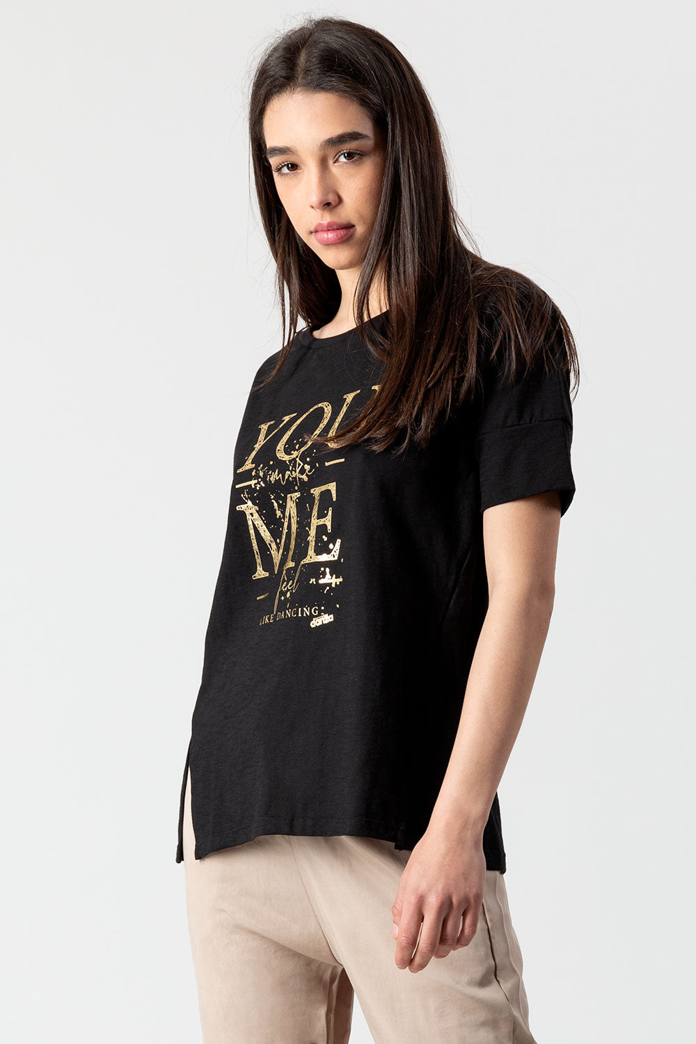 MAGLIA IN JERSEY FIAMMATO