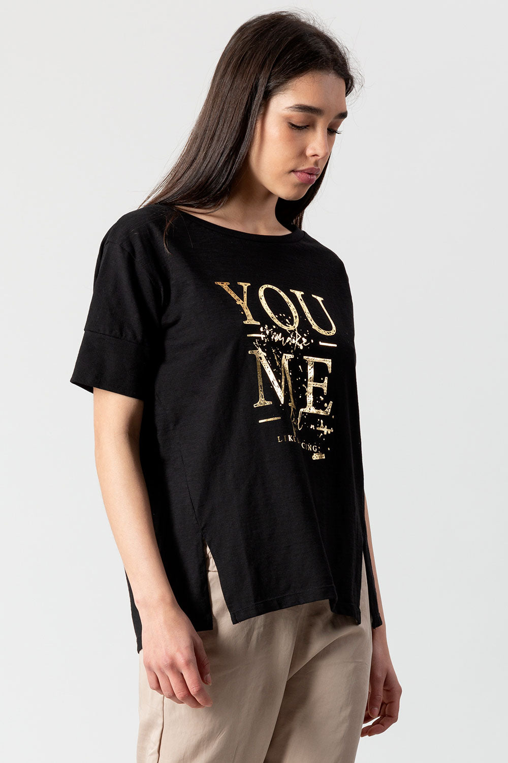 MAGLIA IN JERSEY FIAMMATO