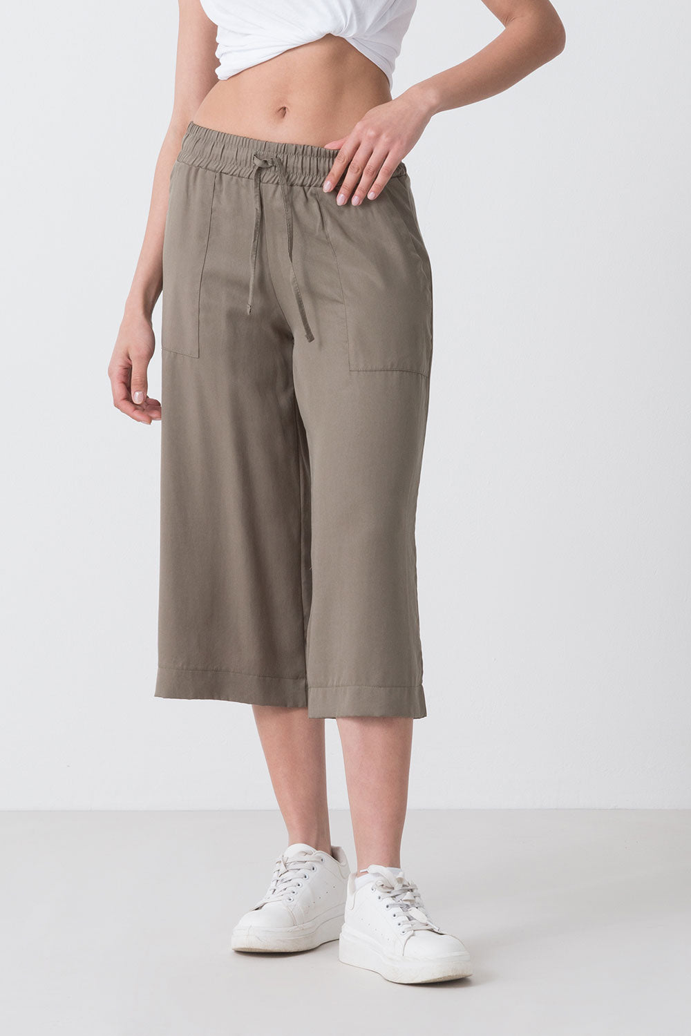 PANTALONE 7/8 IN TENCEL