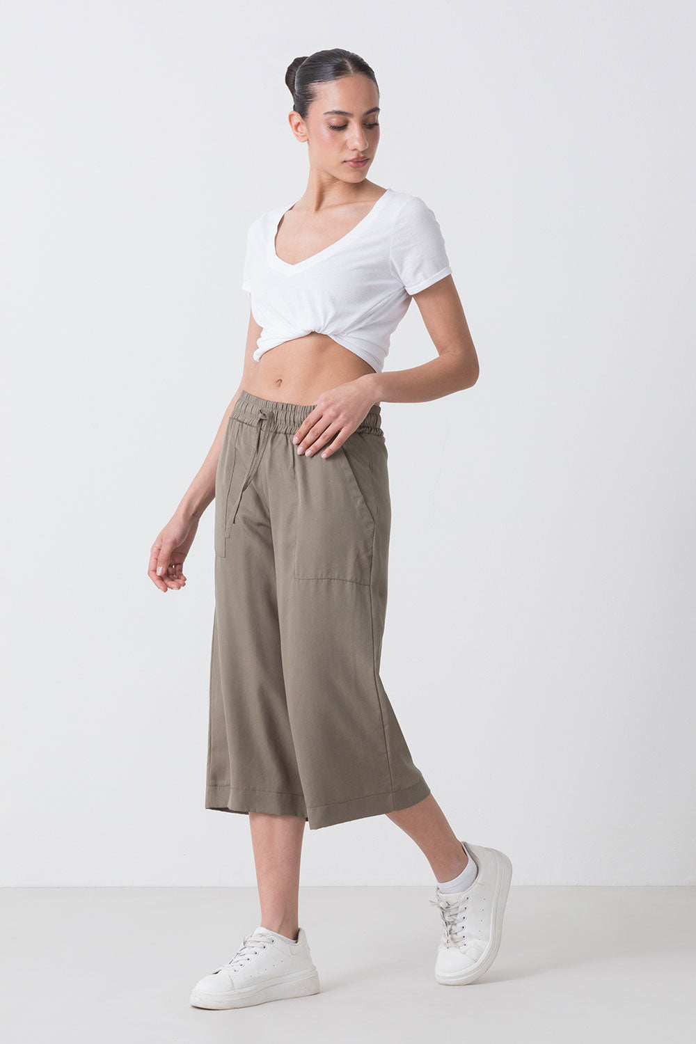 PANTALONE 7/8 IN TENCEL