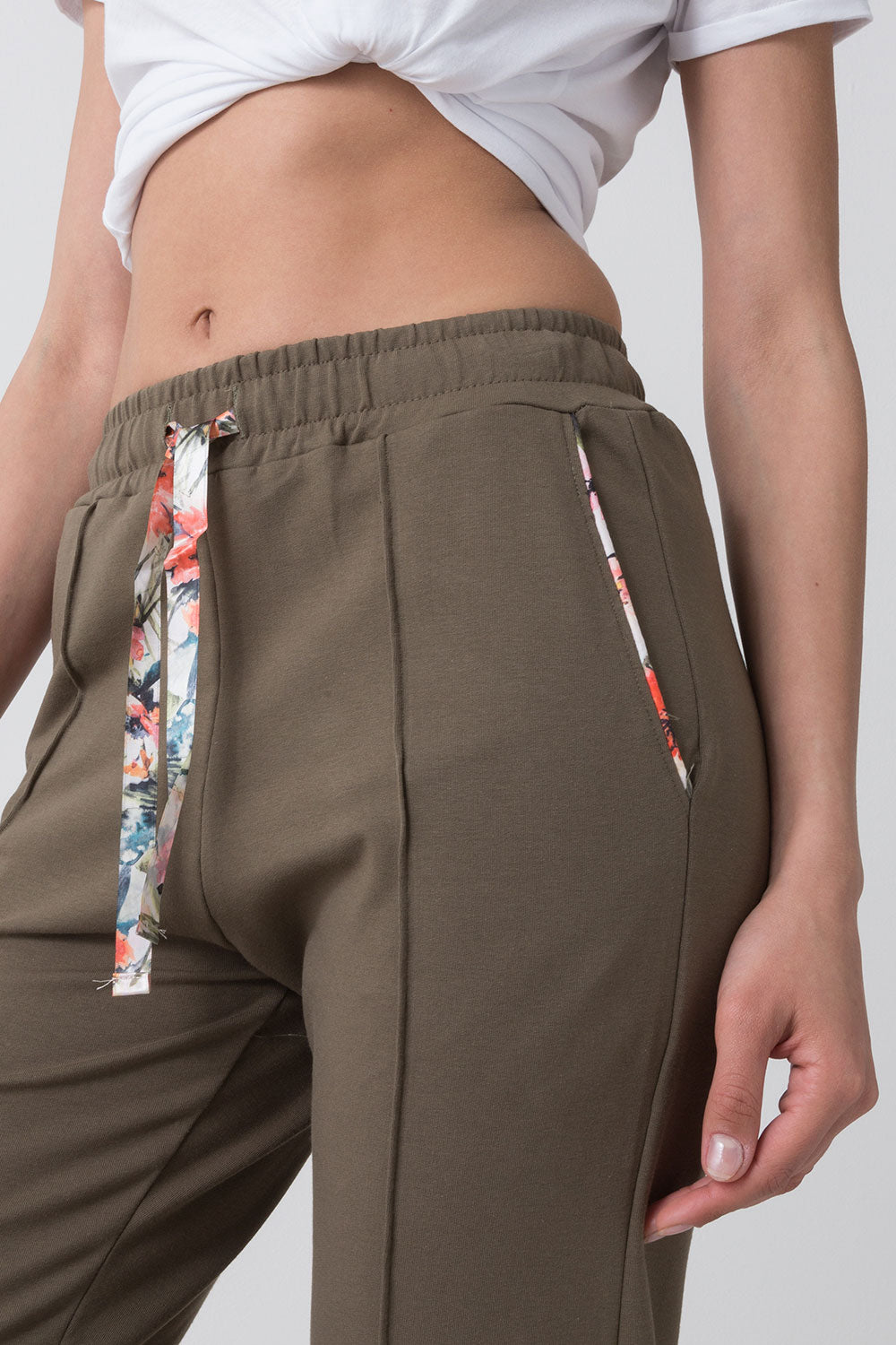 PANTALONE IN FELPA STRETCH