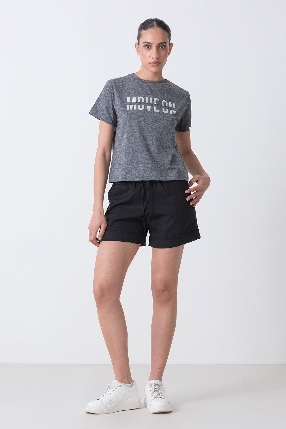 T-SHIRT IN JERSEY TECNICO FIAMMATO