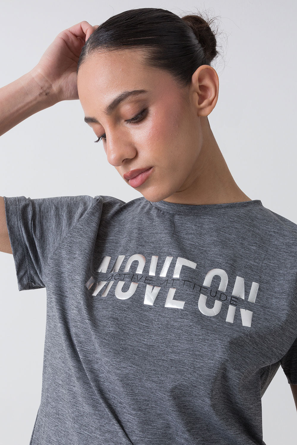 T-SHIRT IN JERSEY TECNICO FIAMMATO