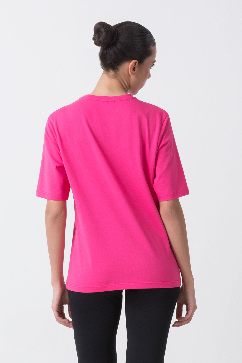 BASIC T-SHIRT IN JERSEY ELASTICIZZATO