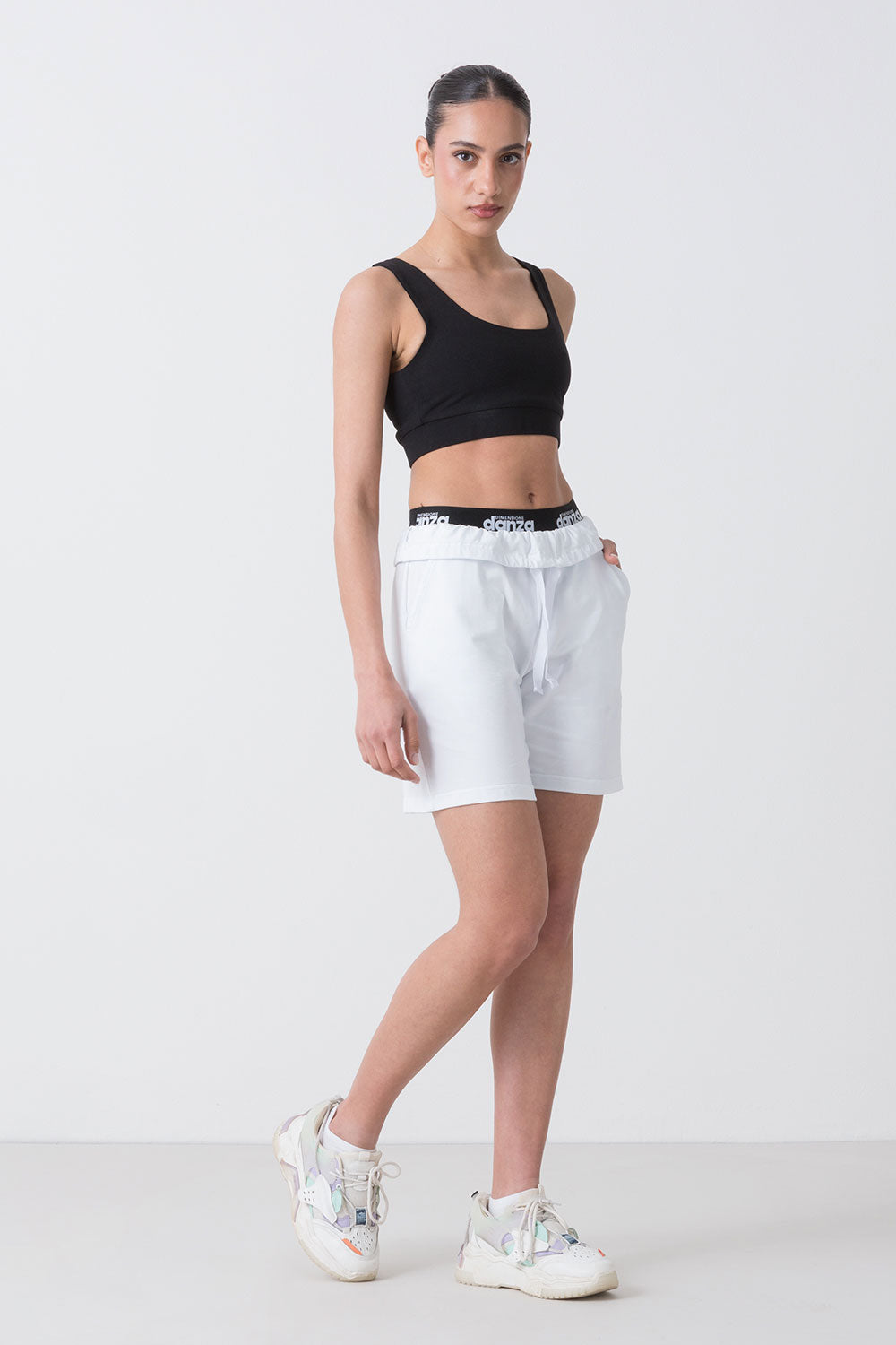 BASIC BERMUDA IN JERSEY ELASTICIZZATO