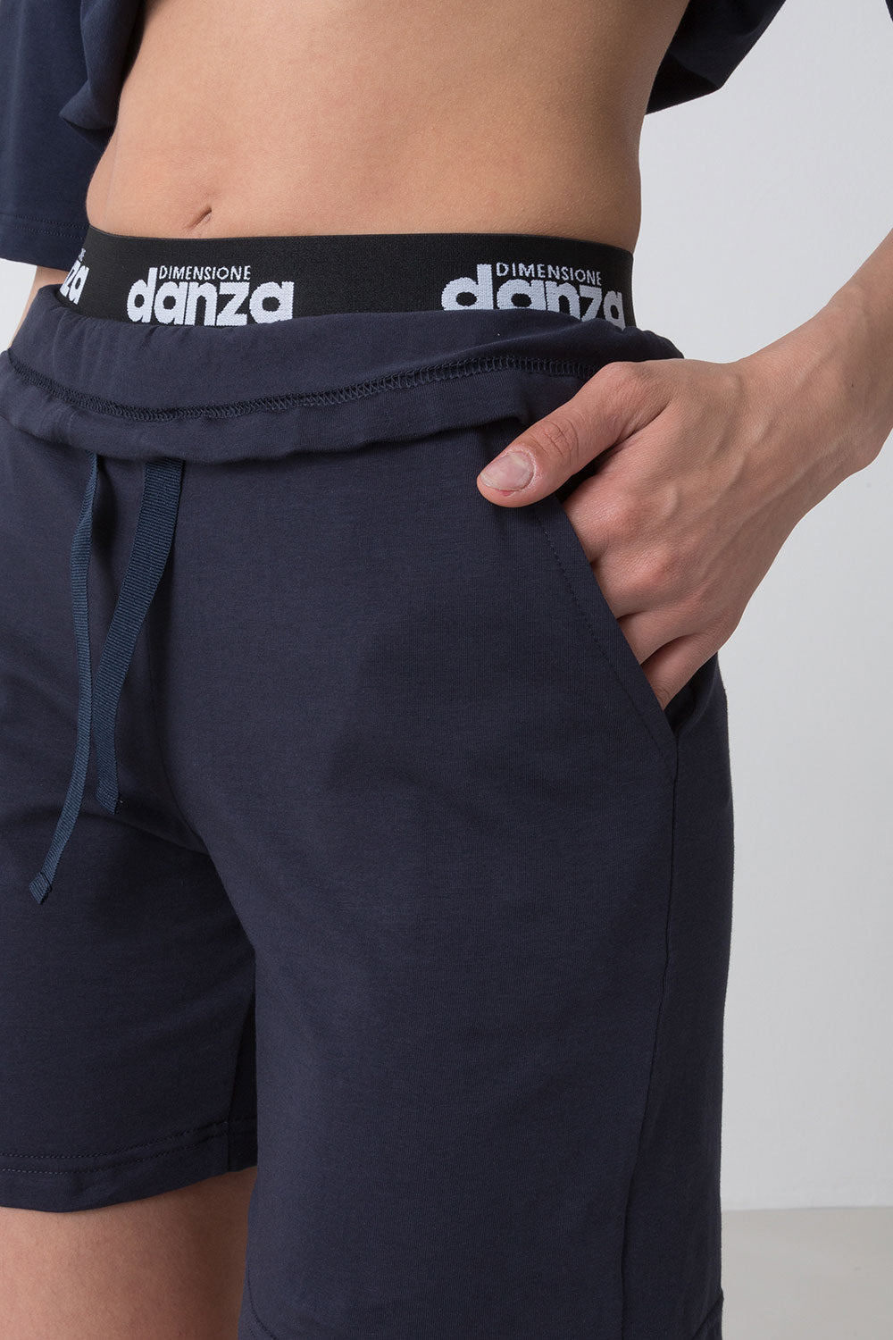 BASIC BERMUDA IN JERSEY ELASTICIZZATO