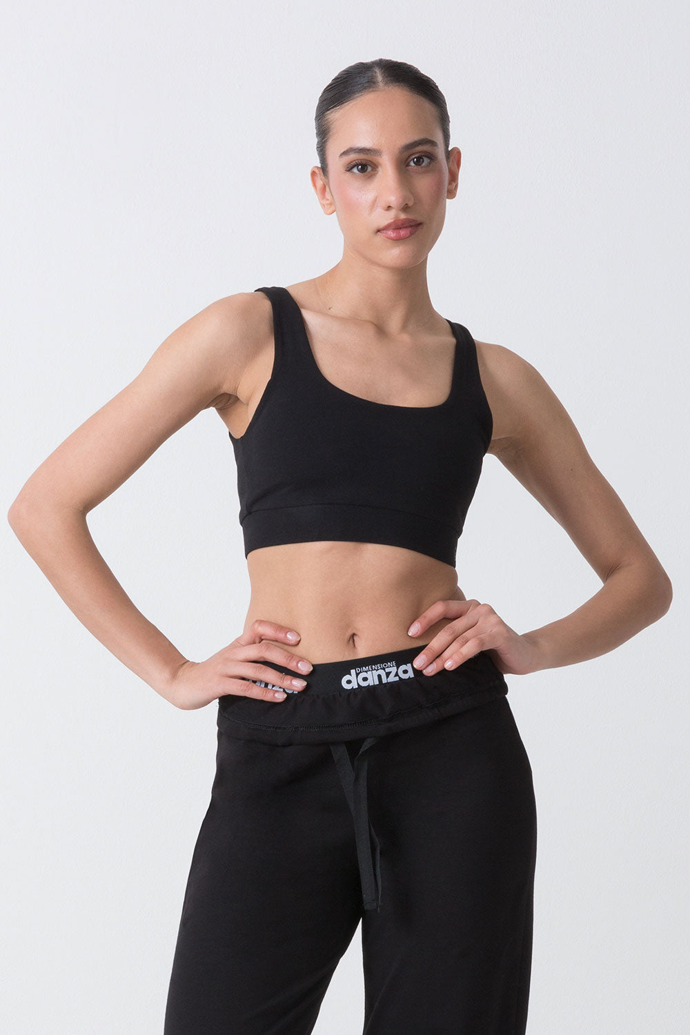 BASIC TOP IN JERSEY ELASTICIZZATO