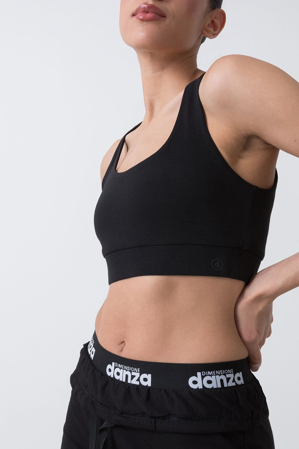 BASIC TOP IN JERSEY ELASTICIZZATO