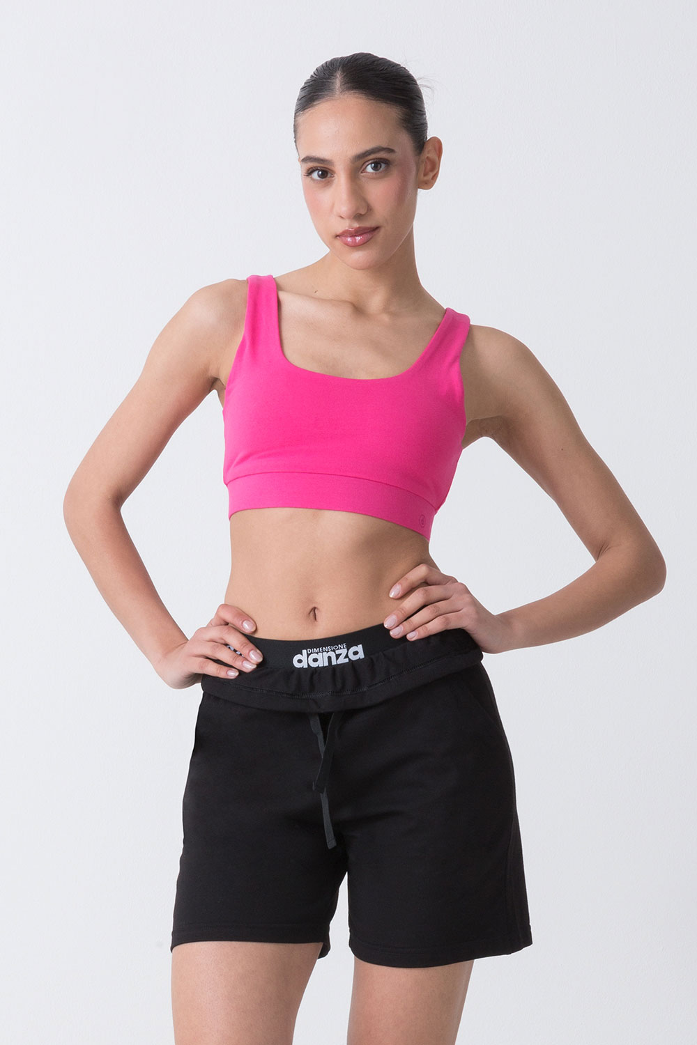 BASIC TOP IN JERSEY ELASTICIZZATO