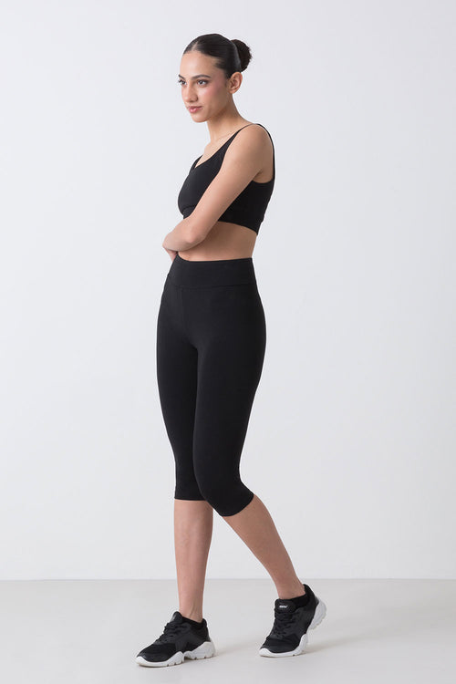 BASIC LEGGINGS CAPRI IN JERSEY STRETCH