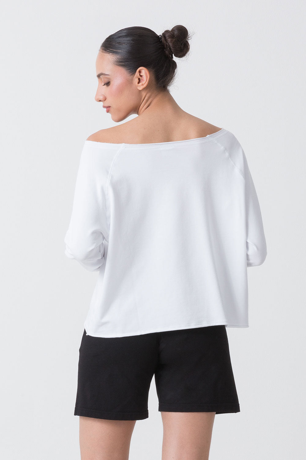 BALLET MAGLIACCIA A MANICHE LUNGHE IN FELPA NON GARZATA