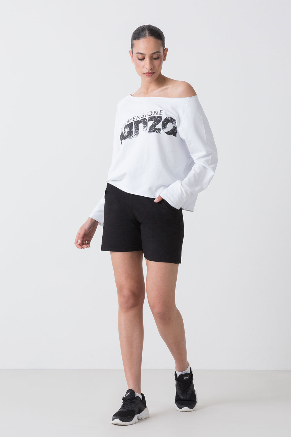 BALLET MAGLIACCIA A MANICHE LUNGHE IN FELPA NON GARZATA