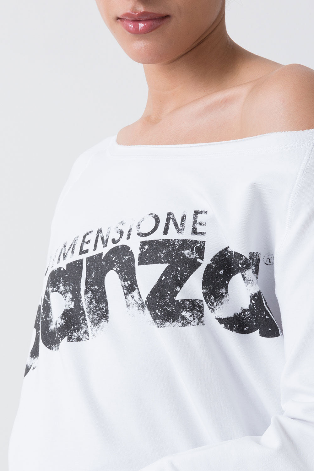 BALLET MAGLIACCIA A MANICHE LUNGHE IN FELPA NON GARZATA