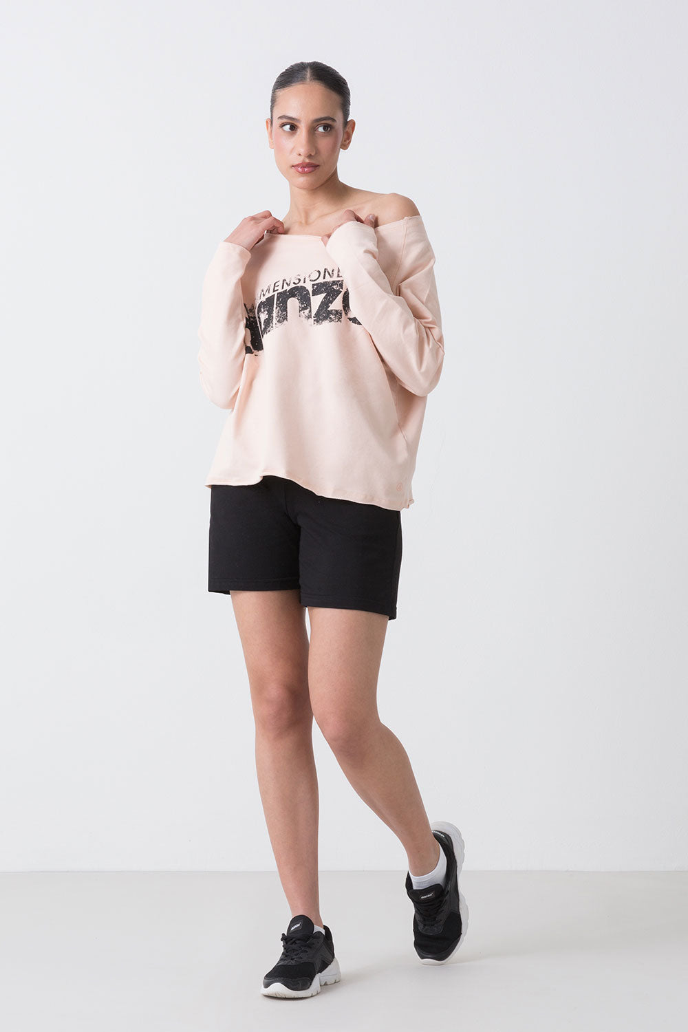 BALLET MAGLIACCIA A MANICHE LUNGHE IN FELPA NON GARZATA