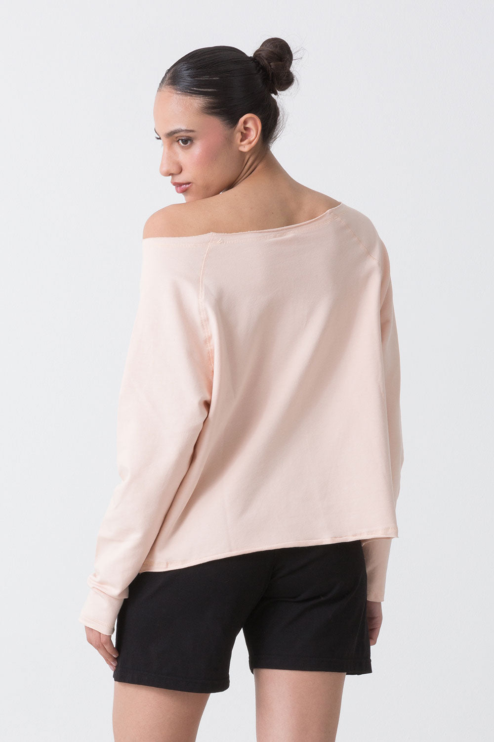 BALLET MAGLIACCIA A MANICHE LUNGHE IN FELPA NON GARZATA