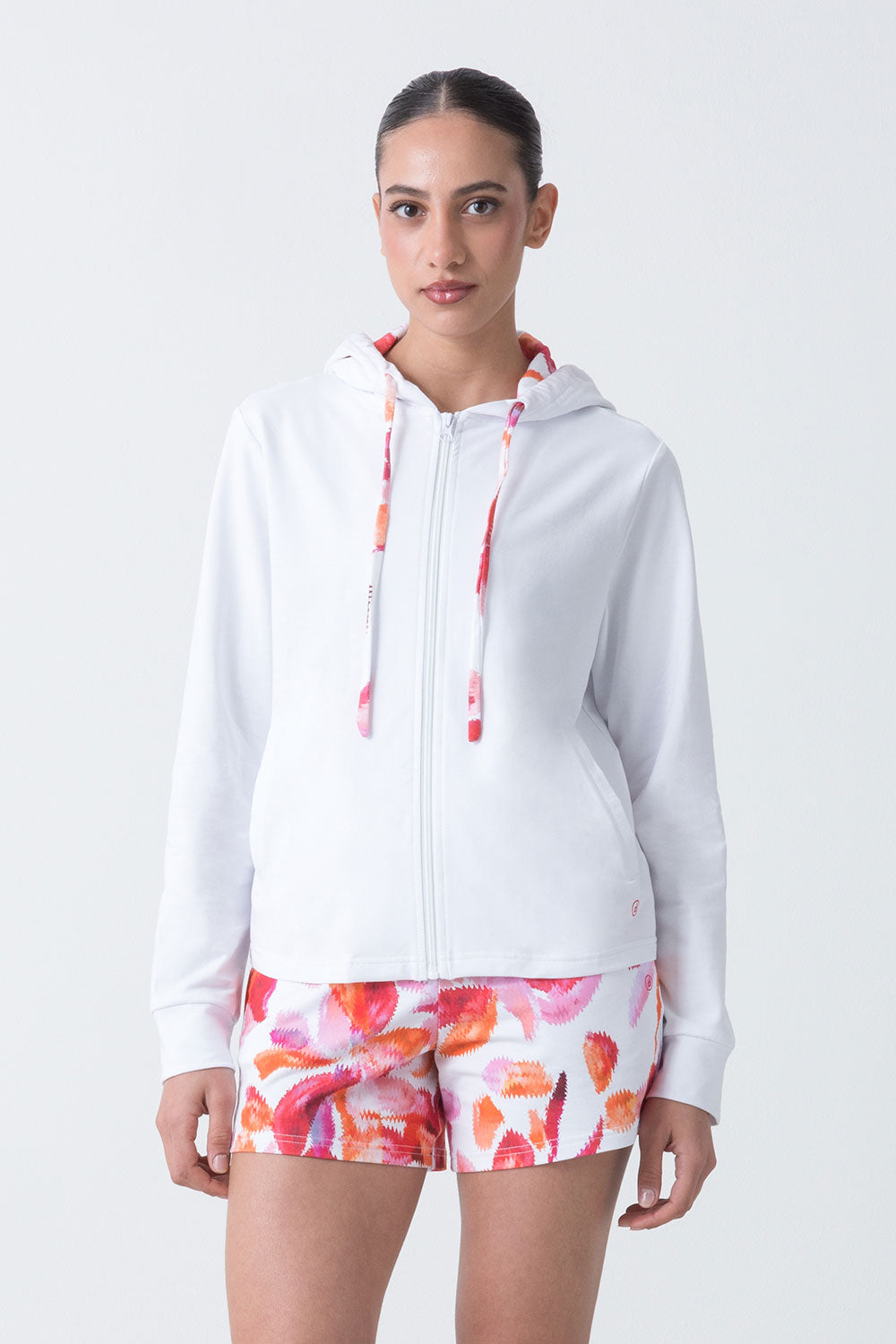 SUMMER GIACCA FULL ZIP CON CAPPUCCIO