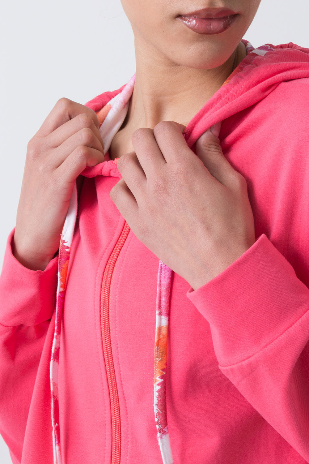 SUMMER GIACCA FULL ZIP CON CAPPUCCIO