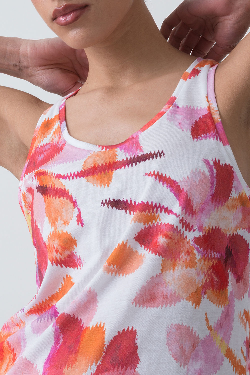 SUMMER CANOTTA CON STAMPA ALL-OVER