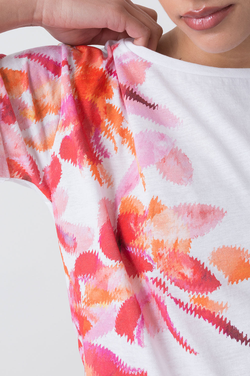 SUMMER T-SHIRT CON STAMPA FLOREALE