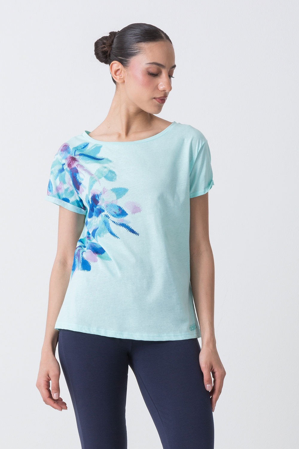 SUMMER T-SHIRT CON STAMPA FLOREALE