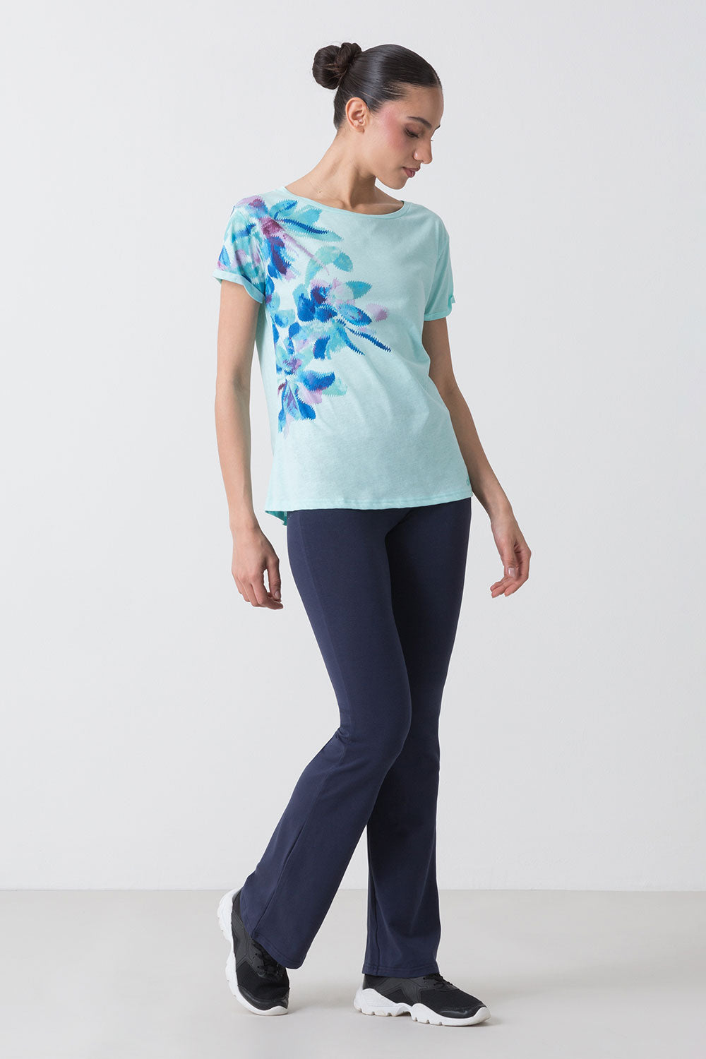 SUMMER T-SHIRT CON STAMPA FLOREALE