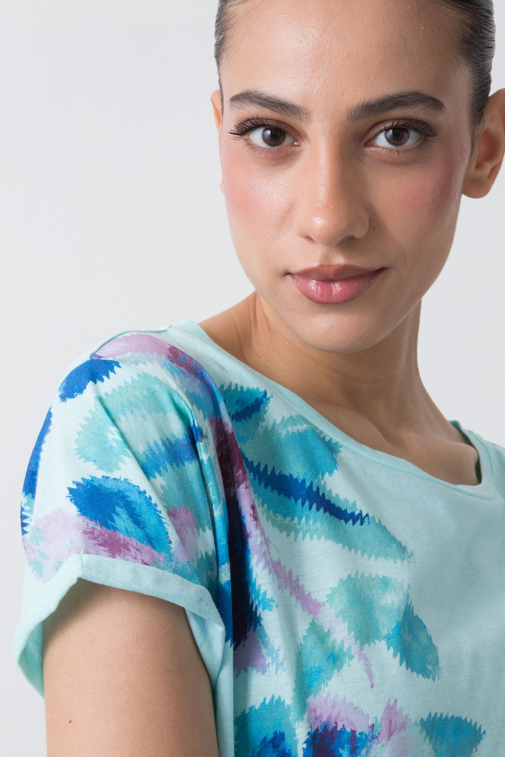 SUMMER T-SHIRT CON STAMPA FLOREALE