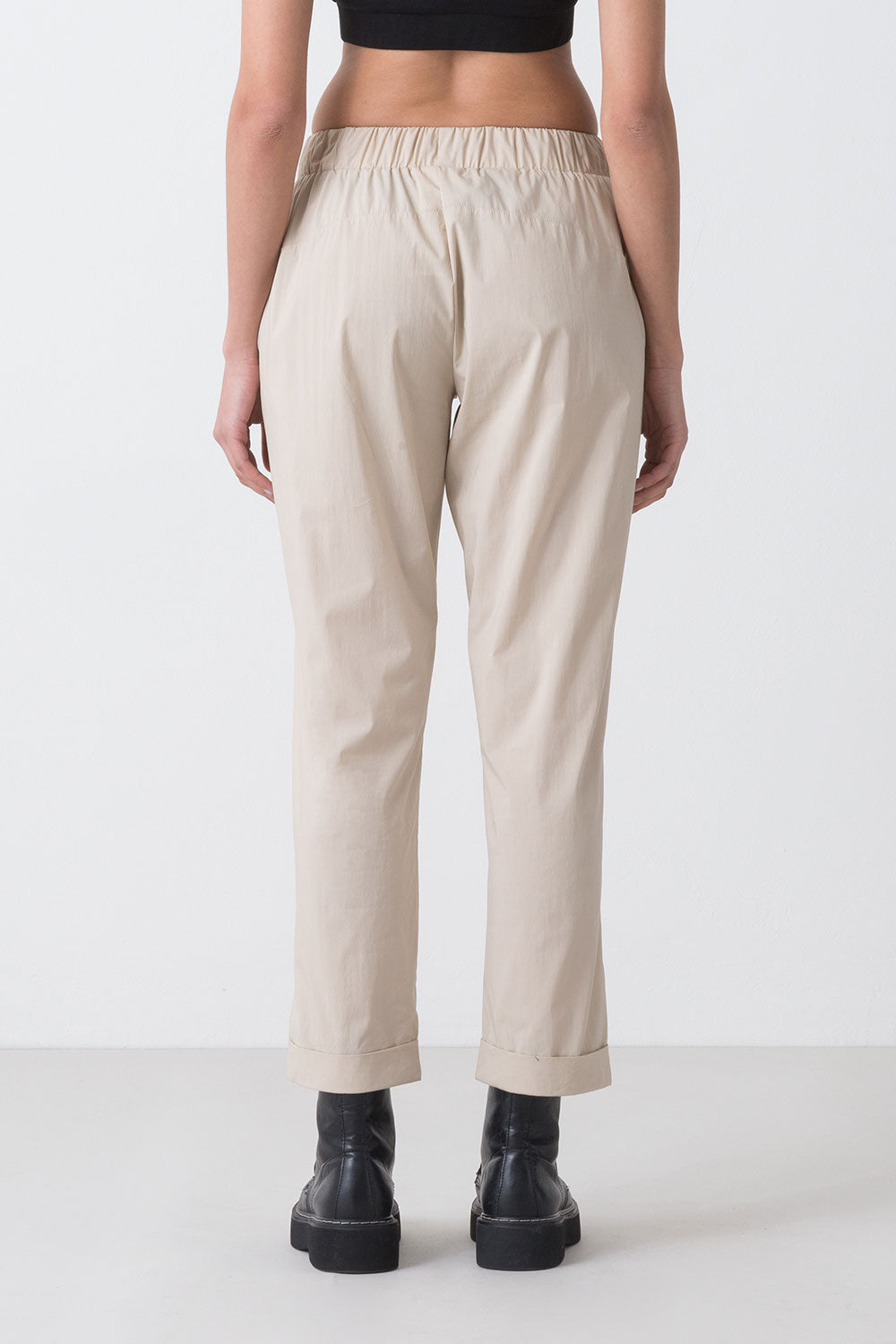 SUMMER PANTALONE IN POPELINE DI COTONE