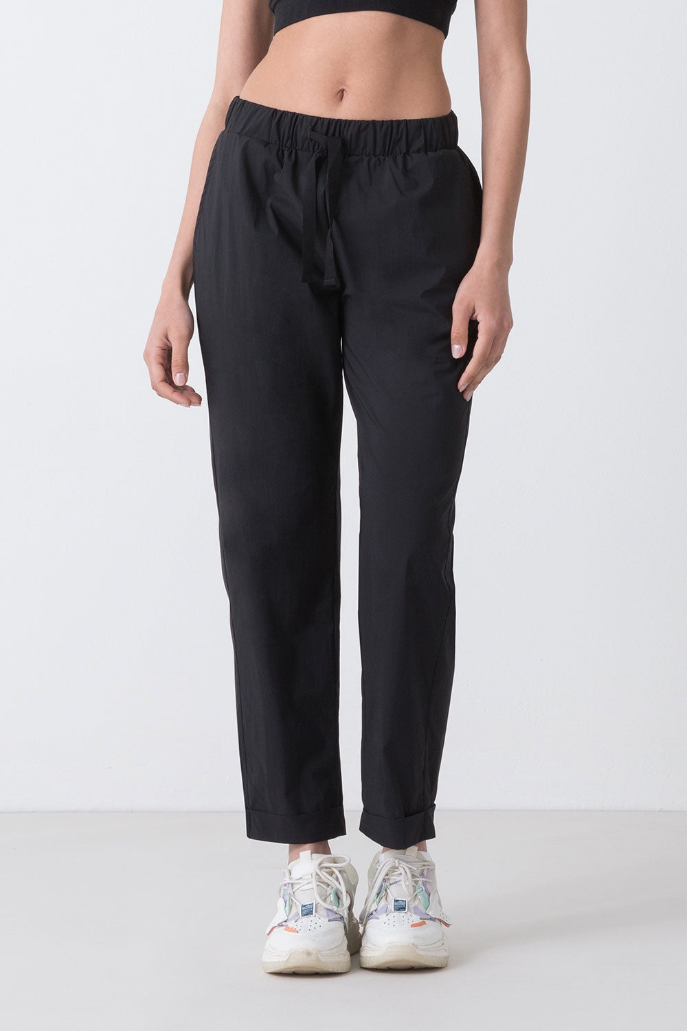 SUMMER PANTALONE IN POPELINE DI COTONE