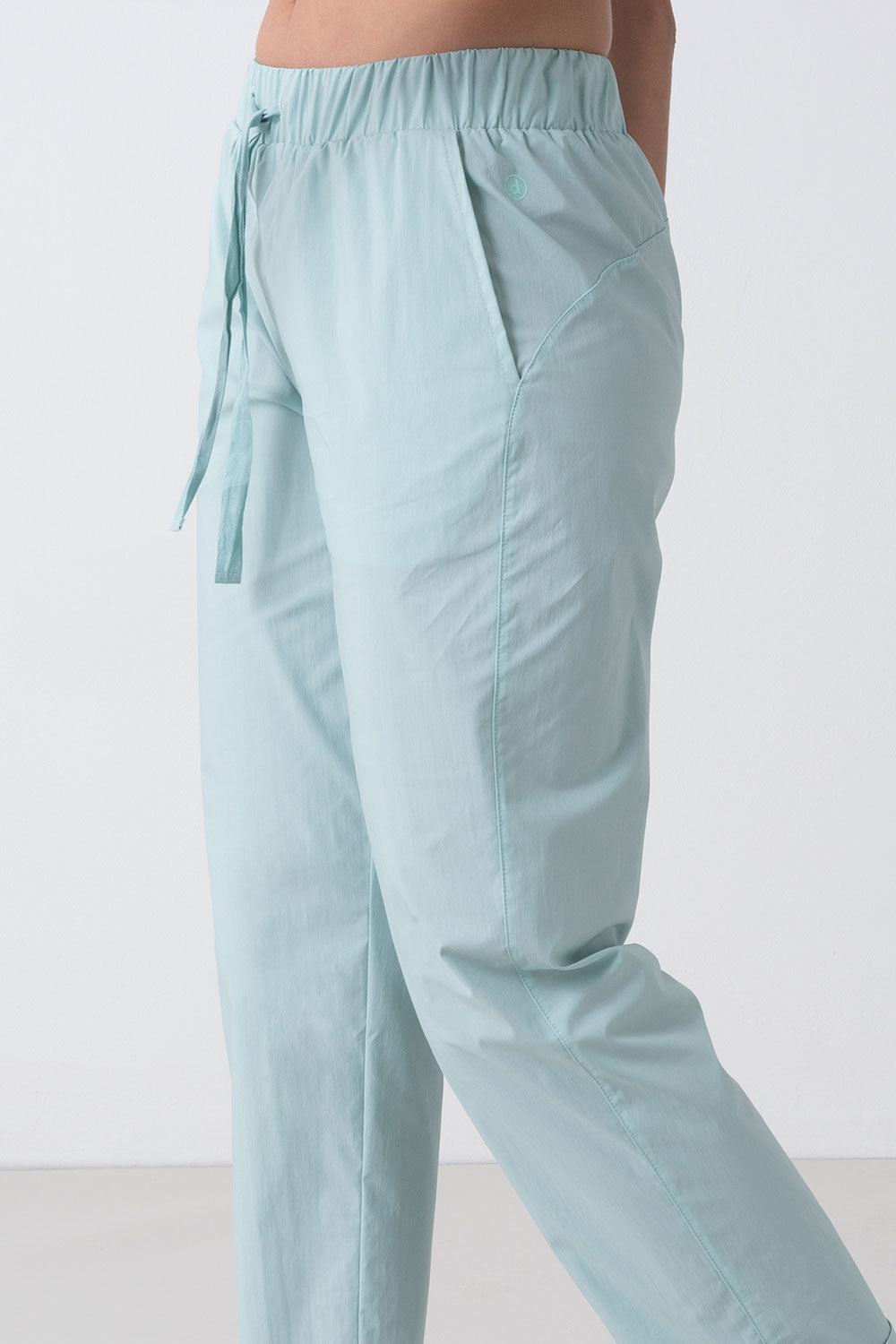 SUMMER PANTALONE IN POPELINE DI COTONE