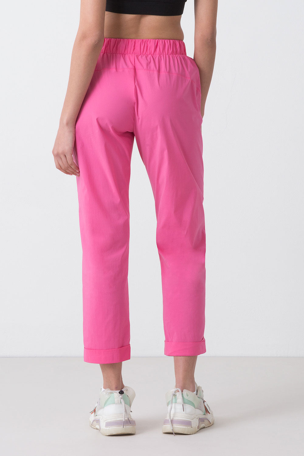 SUMMER PANTALONE IN POPELINE DI COTONE