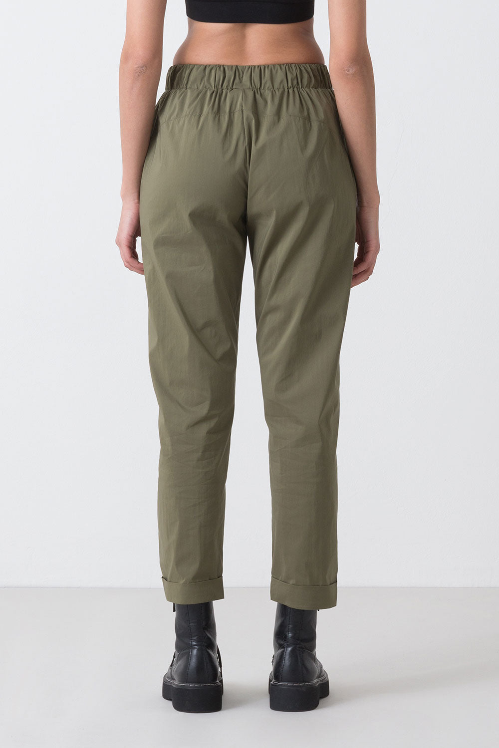 SUMMER PANTALONE IN POPELINE DI COTONE