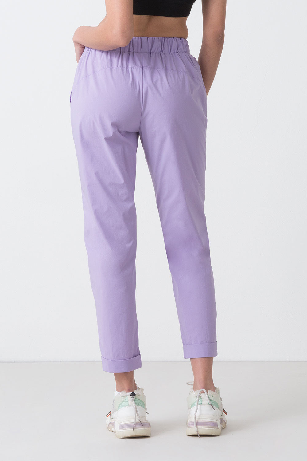 SUMMER PANTALONE IN POPELINE DI COTONE