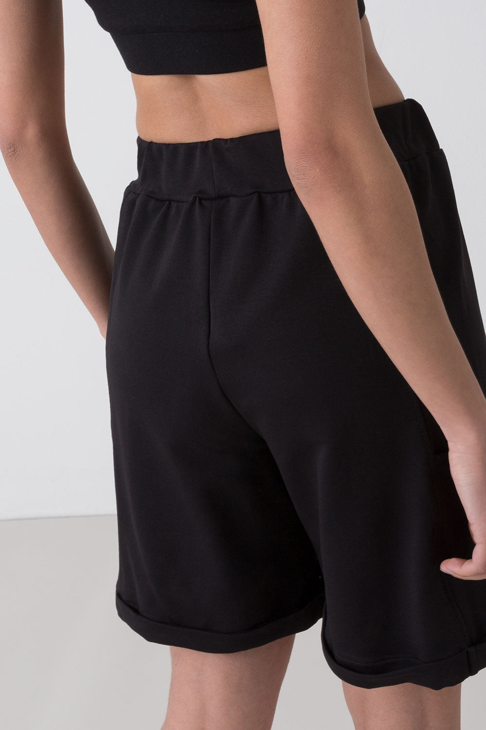 CITY BERMUDA IN FELPA STRETCH NON GARZATA