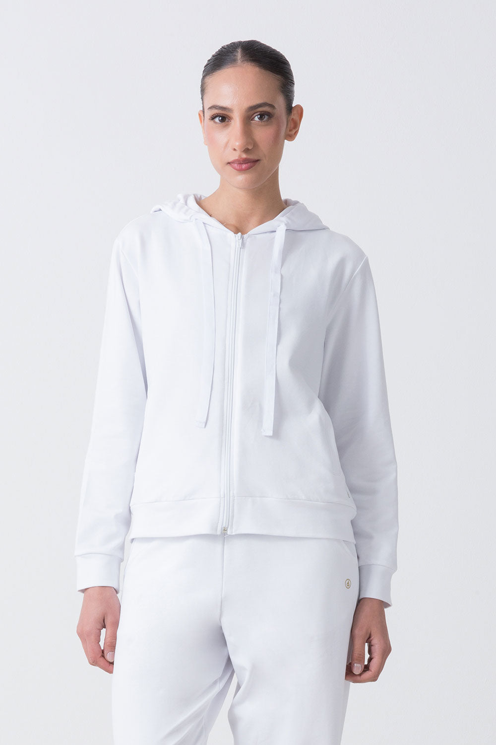 CITY GIACCA FULL ZIP CON CAPPUCCIO