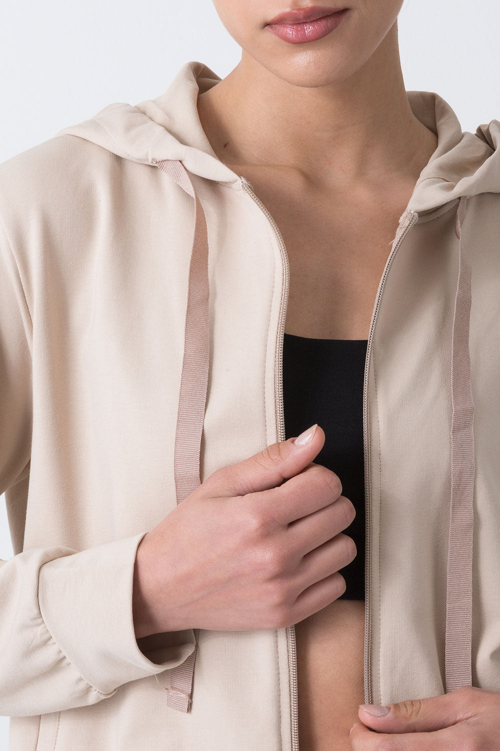 CITY GIACCA FULL ZIP CON CAPPUCCIO