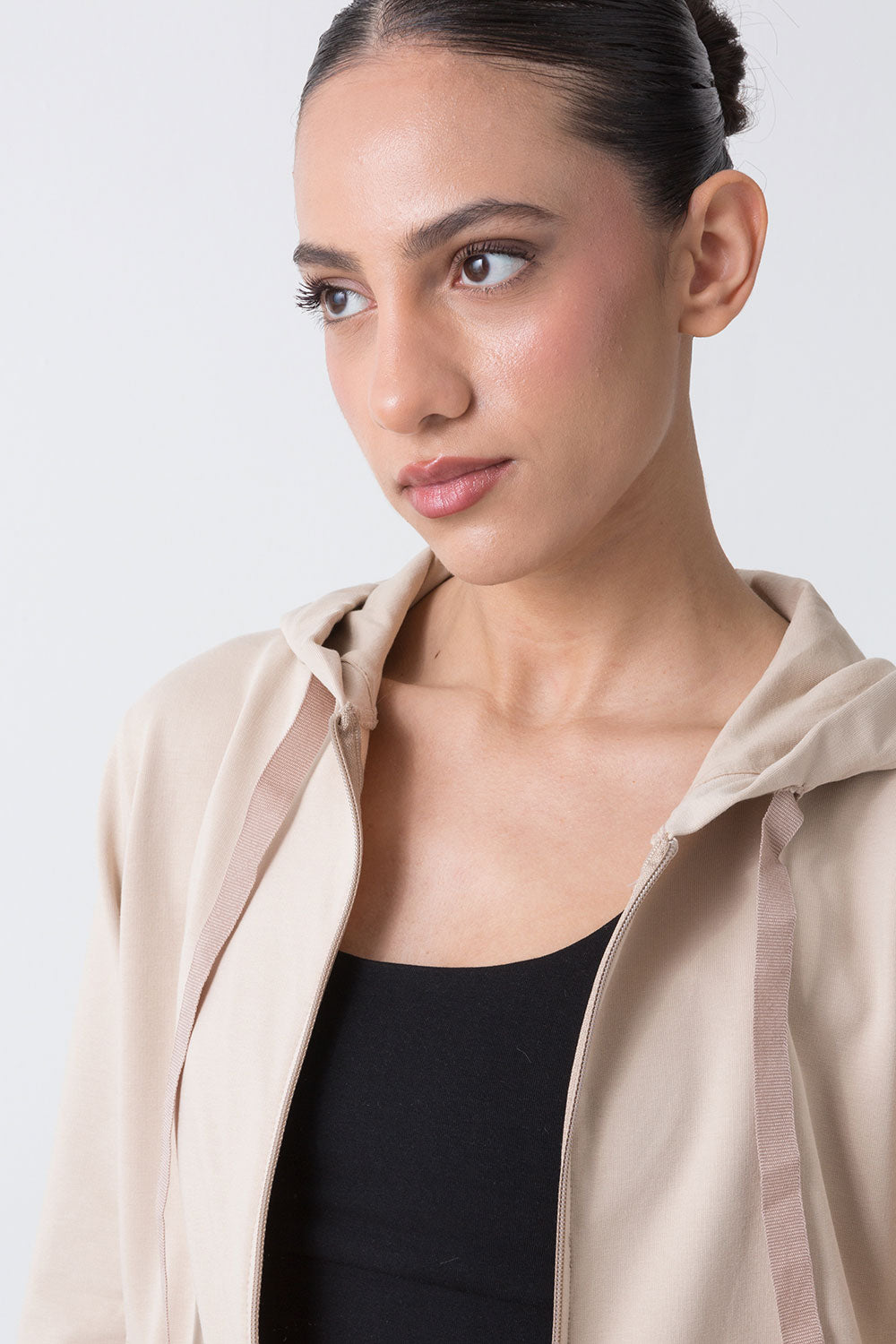 CITY GIACCA FULL ZIP CON CAPPUCCIO