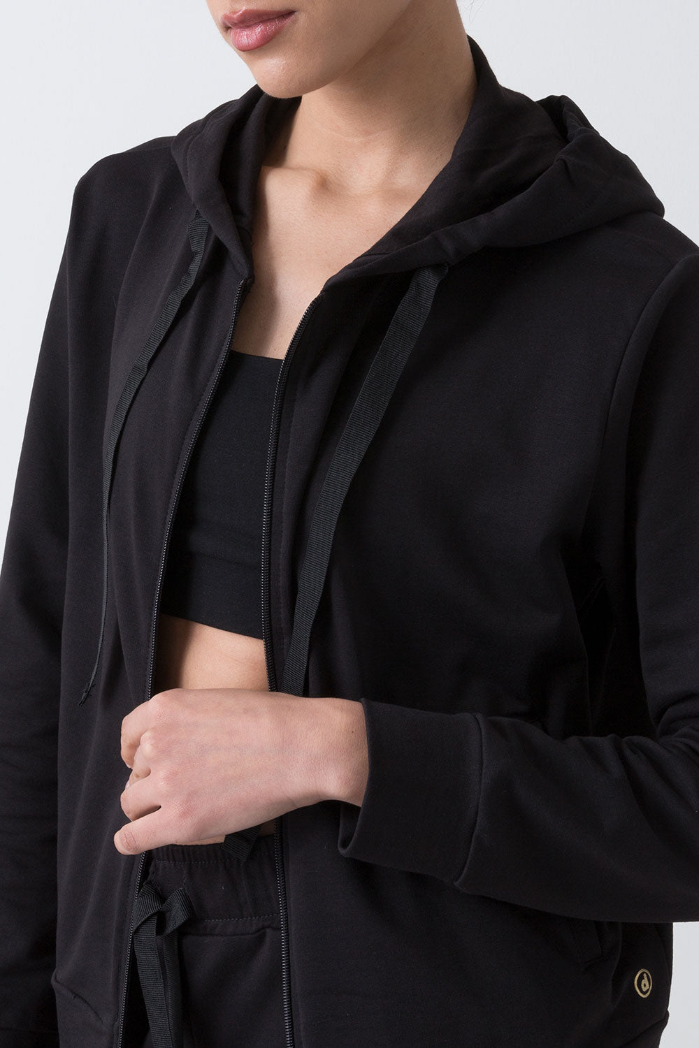 CITY GIACCA FULL ZIP CON CAPPUCCIO
