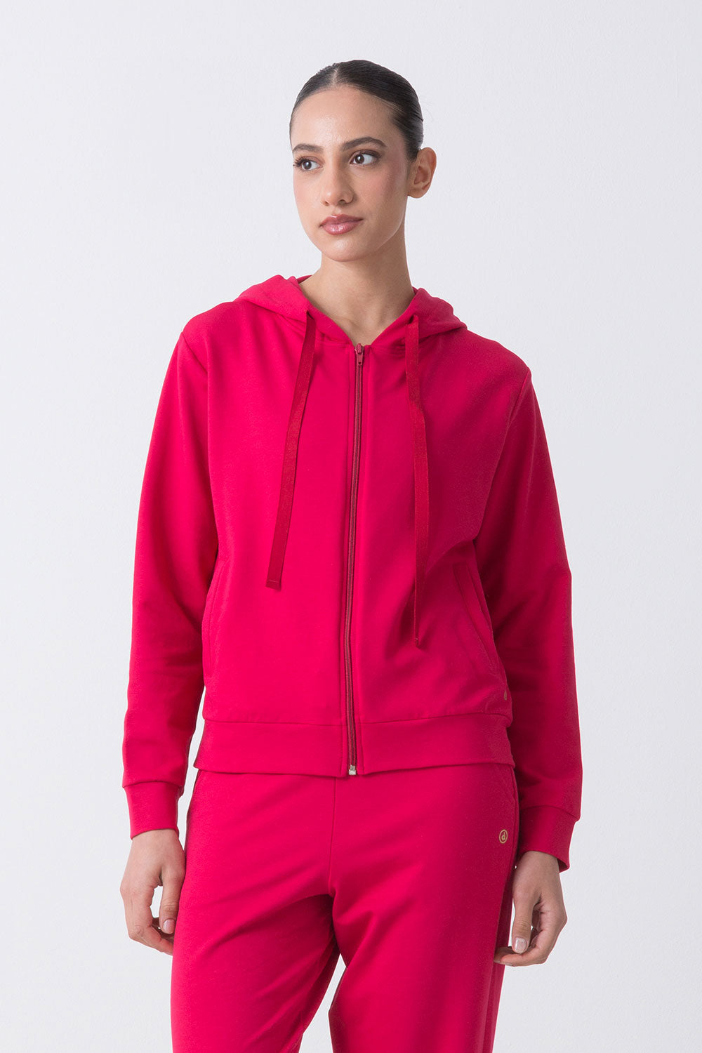 CITY GIACCA FULL ZIP CON CAPPUCCIO