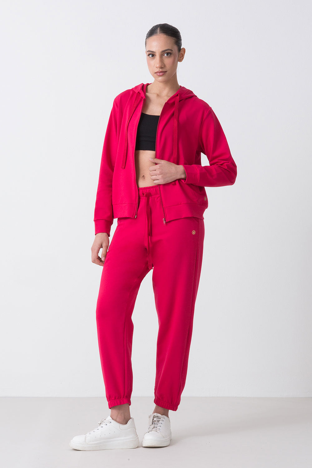 CITY GIACCA FULL ZIP CON CAPPUCCIO