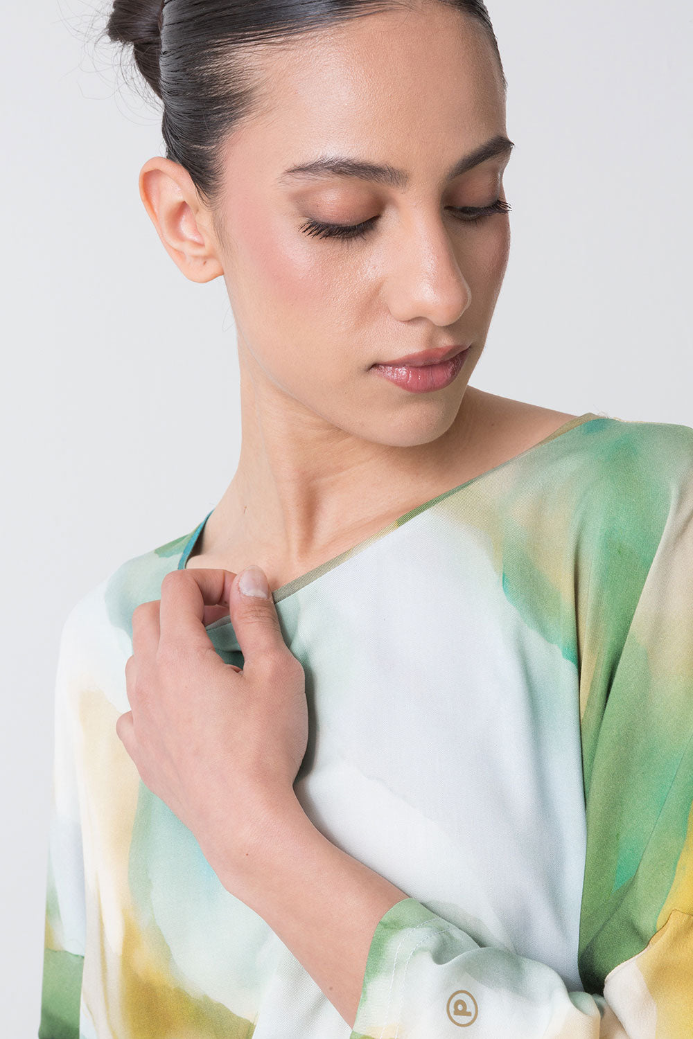 CITY T-SHIRT A MANICHE LUNGHE CON STAMPA ALL-OVER