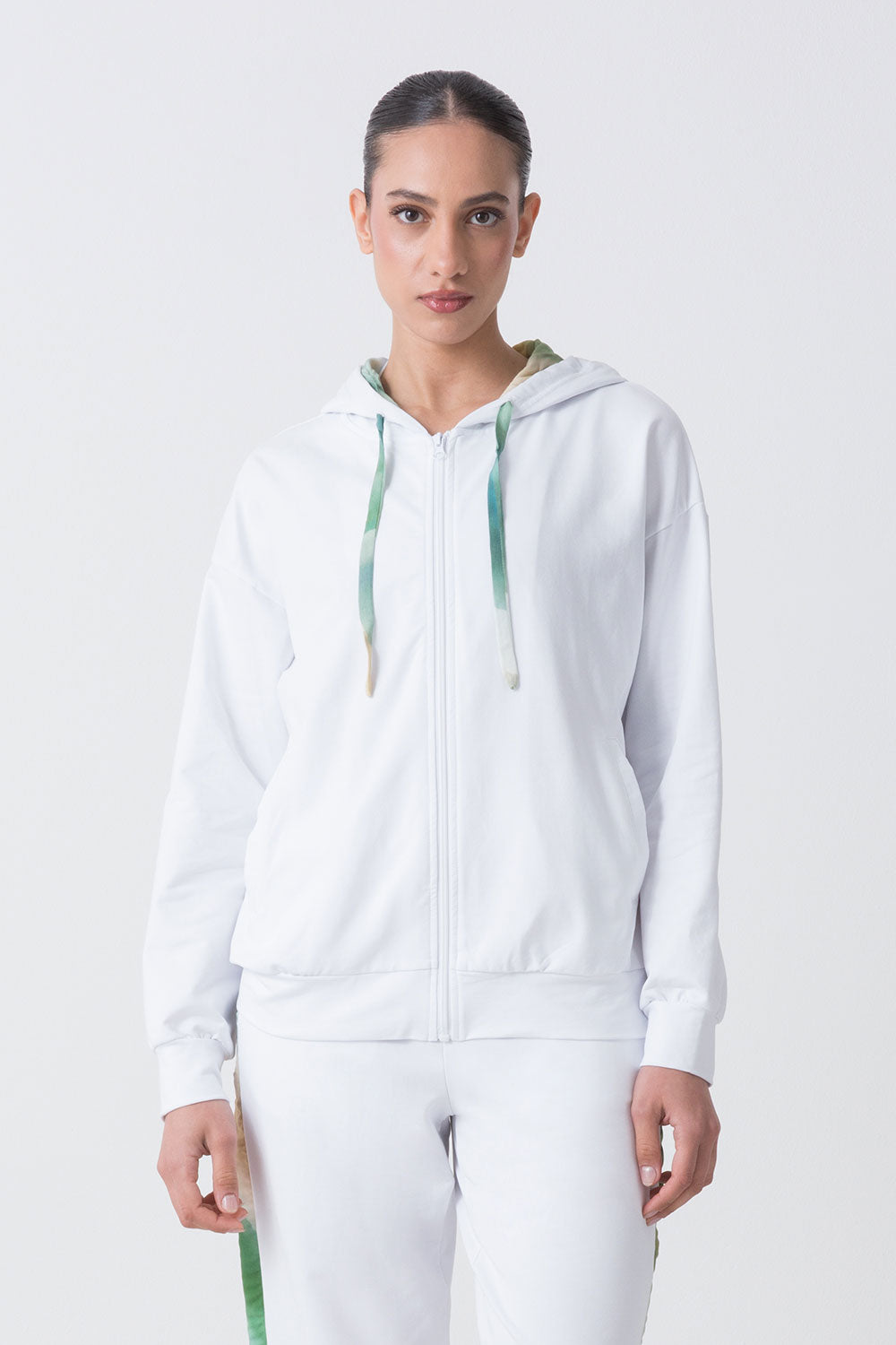 CITY GIACCA FULL ZIP CON CAPPUCCIO