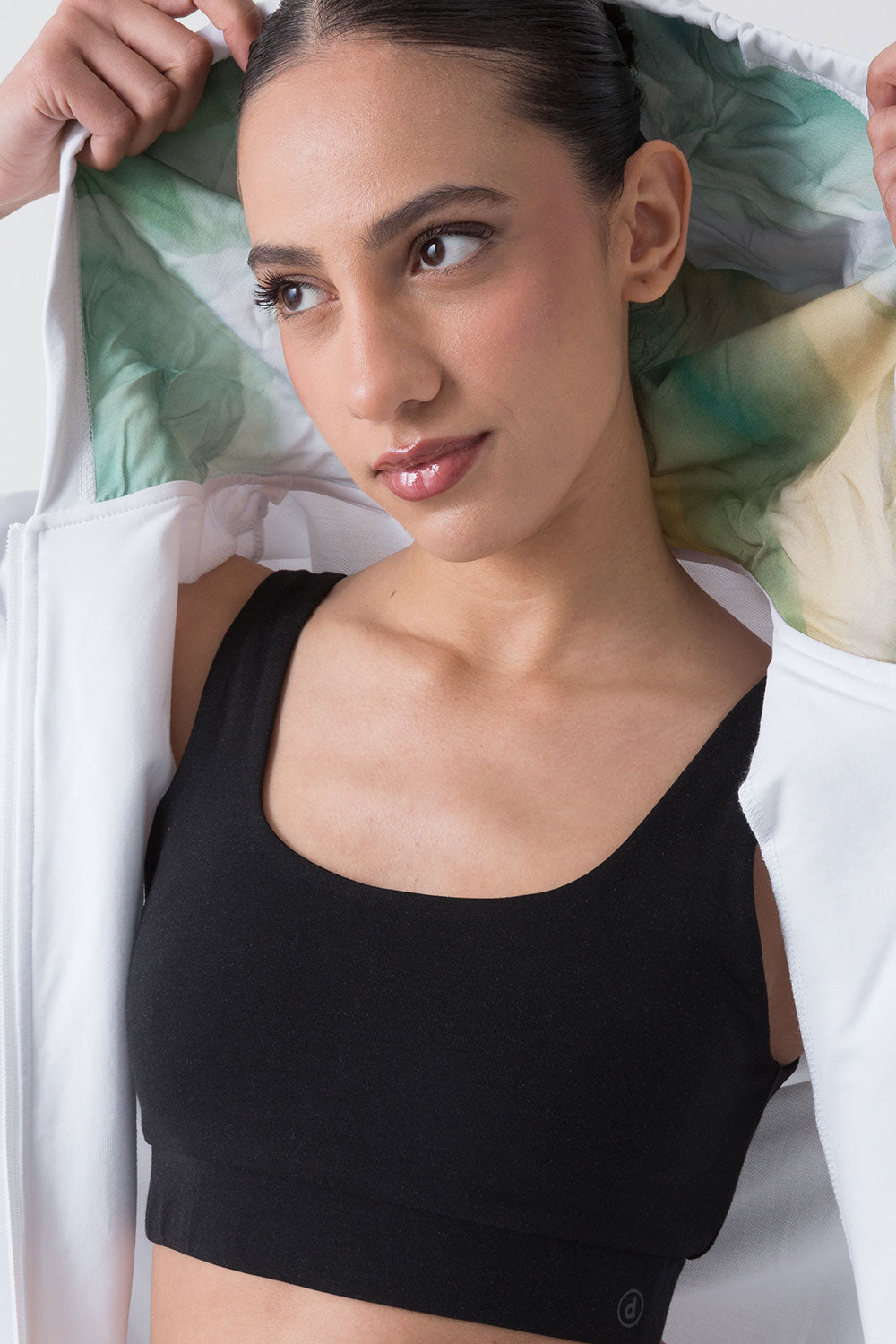 CITY GIACCA FULL ZIP CON CAPPUCCIO