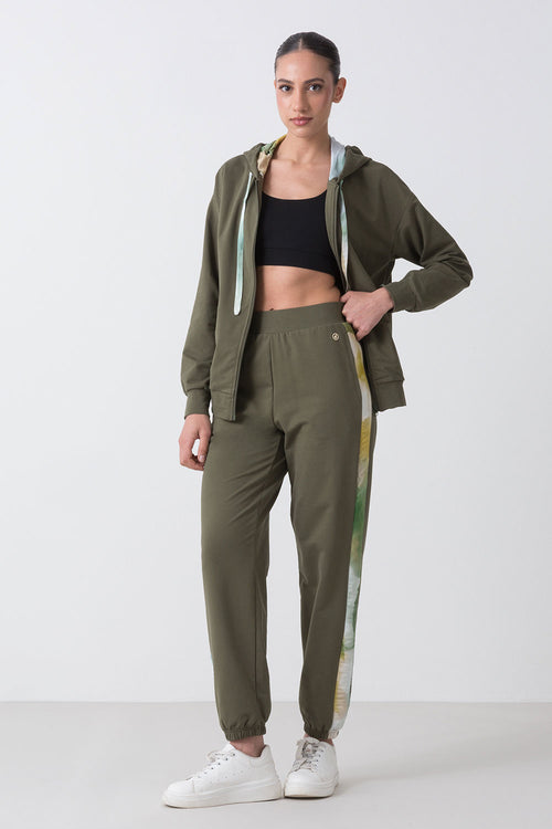 CITY CHAQUETA CON CREMALLERA COMPLETA Y CAPUCHA