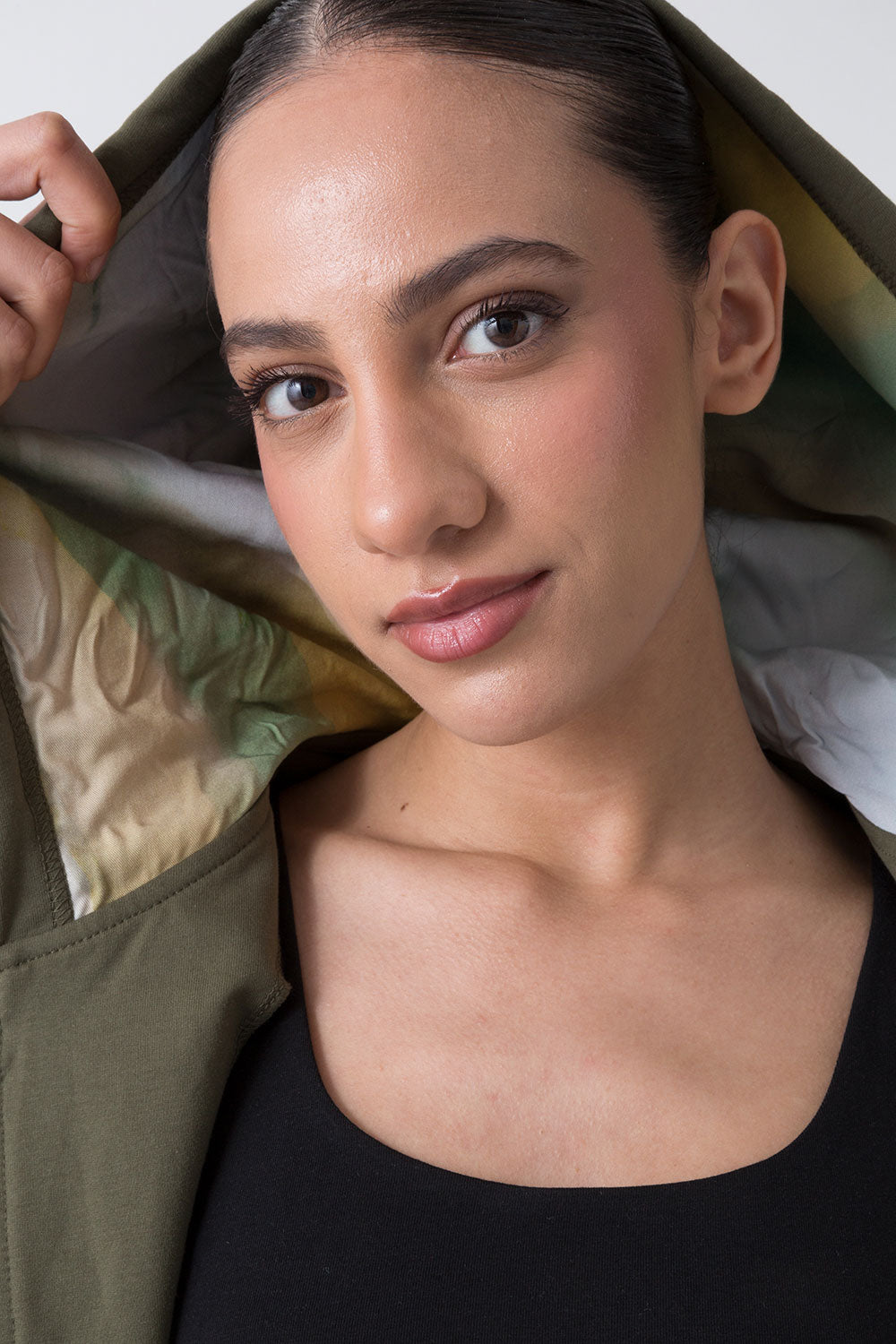 CITY GIACCA FULL ZIP CON CAPPUCCIO