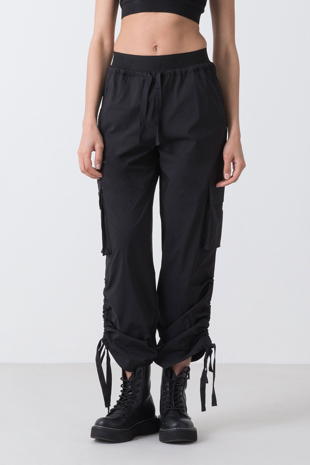 CITY PANTALON CARGO EN POPELINE DE COTON